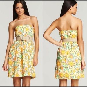 Lilly Pulitzer Daffodil Wyatt Strapless Dress